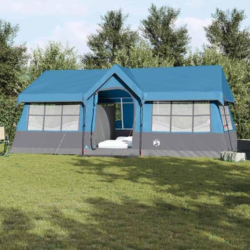vidaXL Gezinstent Blauw en Grijs 622 x 295 x 238 cm, Verzenden, Nieuw, Tot en met 2