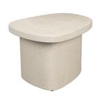 *WOONWINKEL* Dutchbone Veda Low Witte Bijzettafel Organisch, Verzenden, Nieuw