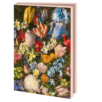 Kaartenmapje met env, groot: Photographic Flower Pieces, Bas, Verzamelen, Ophalen of Verzenden, Gelopen