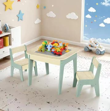 Activiteitentafel met 2 Stoelen en Opbergruimte 4-in-1, Verzenden, Nieuw