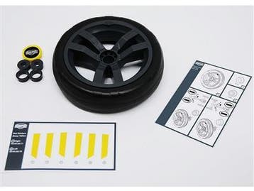 Wheel grey-black 9x2  (geel cover) (Berg skelters, Skelters), Ophalen of Verzenden, Nieuw