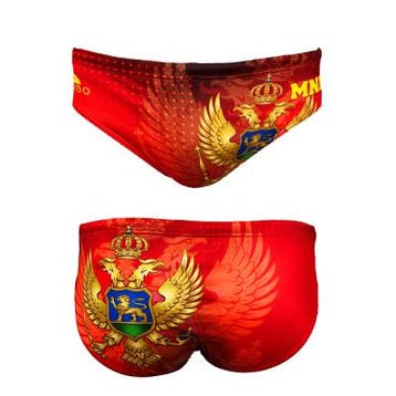 Special Made Turbo Waterpolo broek MONTENEGRO SHARK, Nieuw