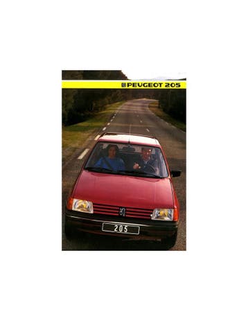 1985 PEUGEOT 205 BROCHURE NEDERLANDS, Boeken, Nieuw, Peugeot, Author