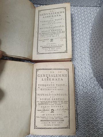 Torquato Tasso - La Gerusalemme Liberata - 1764