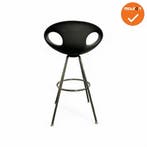 Barkruk - Tonon - Up chair - antraciet - chroom onderstel, Werkplek, Ophalen of Verzenden, Gebruikt, Overige typen