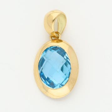 Hanger - 18 karaat Geel goud Spinel