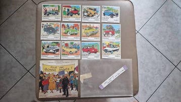Tintin - Verzameling van 12 Côte dOr-stickers - 1980, Boeken, Nieuw