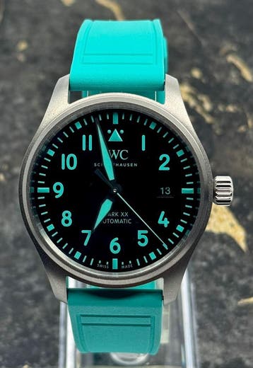 IWC Pilots Watch Mark XX Mercedes-AMG Petronas F1 Team 40mm, Nieuw, Overige materialen, Polshorloge, Overige merken
