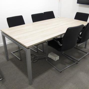 (MDK-101621) Kwadrant vergadertafel 200 x 100 cm, Ophalen of Verzenden, Nieuw