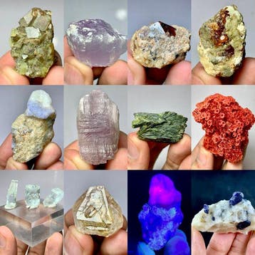 170 gram van een gemengd monsters-lot uit Pakistan en