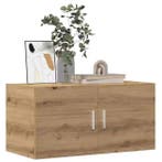 Moderne Houten Wandkast met 2 Deuren in Eikenlook, Verzenden, Nieuw