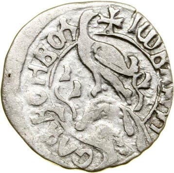 Vorstendom Walachije. Vladislav II. Silver Dinar 1447-1456