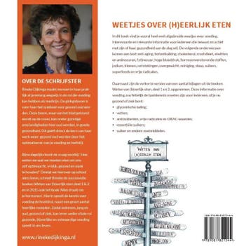Weetjes over (h)eerlijk eten 9789081821544 Rineke Dijkinga, Boeken, Gezondheid, Dieet en Voeding, Verzenden, Zo goed als nieuw