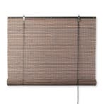 Bamboe rolgordijn - donkerbruin - 90x180 cm, Huis en Inrichting, Verzenden, Nieuw