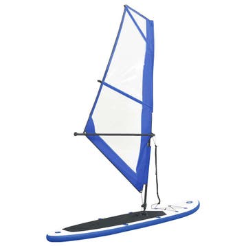 vidaXL Stand-up paddleboard opblaasbaar met zeilset blauw en, Verzenden, Nieuw