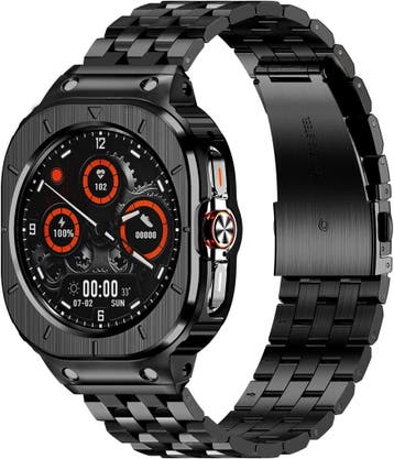 RVS Horlogeband Samsung Ultra | 35% Korting | OP=OP, Bandje, Samsung Galaxy Watch Ultra 47 mm, Nieuw, Ophalen of Verzenden