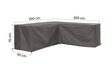 Outdoor Covers l-vormige loungesethoes 300x300x90x70 cm., Tuin en Terras, Verzenden, Nieuw, Overige materialen