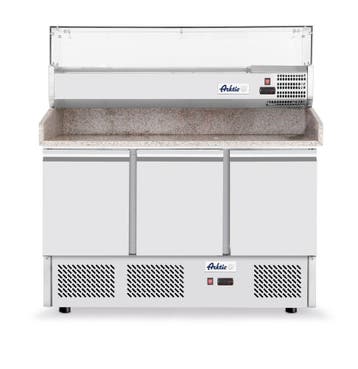 Arktic Pizzawerkbank + Opzetkoelvitrine | KitchenLine | 380L, Ophalen of Verzenden, Nieuw