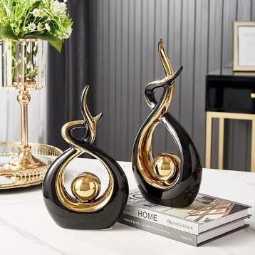 Scandinavisch Keramisch Decoratiebeeld voor Woonkamer en Bur, Verzenden, Nieuw