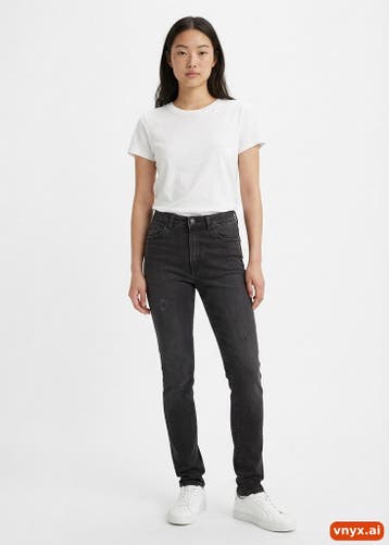Levis Jeans Dames maat WW24 / L30 Zwart Vintage, Kleding | Dames, Ophalen of Verzenden, Nieuw