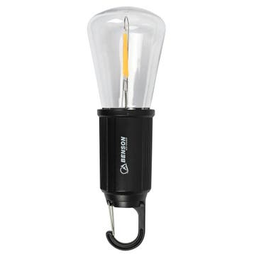 Benson Oplaadbare campinglamp met karabijnhaak - 100 lume..., Ophalen of Verzenden, Nieuw