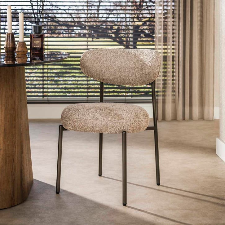Eetkamerstoel Round Cargo Sand, Huis en Inrichting, Stoelen, Nieuw, Ophalen of Verzenden