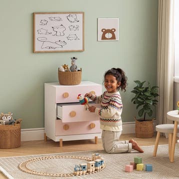 Kindercommode Vaarentaa [en.casa], Kinderen en Baby's, Verzenden, Nieuw