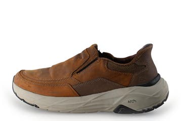 Skechers Instappers in maat 42 Bruin, Bruin, Verzenden, Overige typen, Zo goed als nieuw