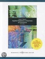 Applied Statistics in Business and Economics 9780071317627, Zo goed als nieuw