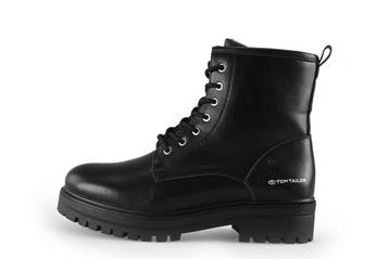 Tom Tailor Veterboots in maat 41 Zwart, Verzenden, Zwart, Overige typen, Tom Tailor