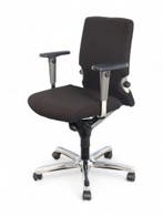 Haworth Comforto 77 bureaustoel, zwart-chrome, Huis en Inrichting, Ophalen of Verzenden, Nieuw