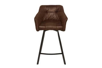 Retro barstoel LOFT 100cm antiek bruine barkruk met, Ophalen of Verzenden, Nieuw