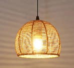 Vintage Rotan Hanglamp – Retro Kroonluchter met E27 Fitting, Verzenden, Nieuw