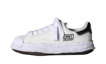 Maison Mihara Yasuhiro Blakey OG Sole Canvas Low White Black, Nieuw