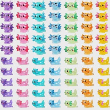 35x Schattige Axolotl Miniatuur Ornamenten - Perfect voor Aq