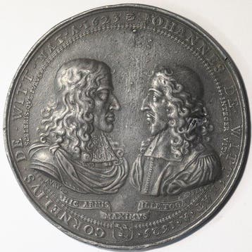 Nederland. Historiepenning Johan en Cornelis de Witt