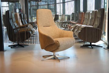 De Toekomst relaxfauteuil Nova NV-1025N Stof 3 motoren+accu, Ophalen of Verzenden, Nieuw, Stof, Modern, Design