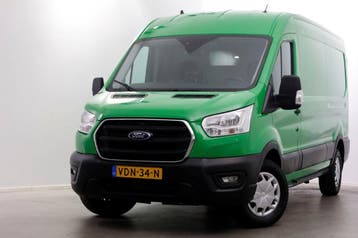 Ford Transit 350 2.0 TDCI 130pk E6 RWD L3H2 Trend Airco/Came, Gebruikt, Euro 6, Dealer onderhouden, Ford