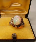 Zonder minimumprijs - Ring Zilver - 2.50ct. tw. Opaal -, Nieuw