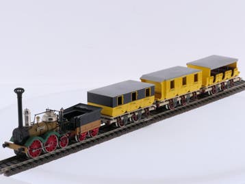 Schaal H0 Trix 52 1200 00 4-delige treinset Saxonia met A..., Hobby en Vrije tijd, Gelijkstroom, Trix, Ophalen of Verzenden, Analoog