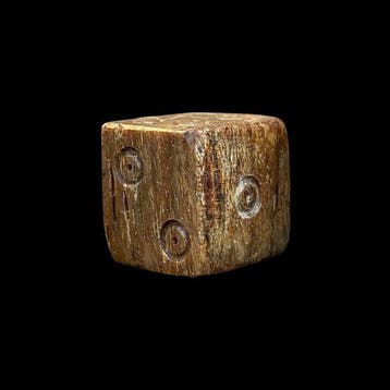 Oud-Romeins, Keizerrijk been / bot dobbelsteen - Ancient