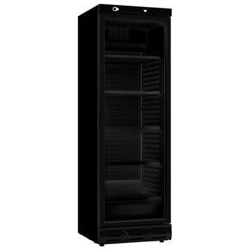 Drankenkoeling | 382L | Zwart | +4°C/+10°C | Statisch +, Verzenden, Nieuw in verpakking