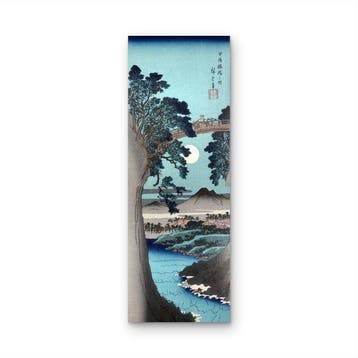 Koyo Saruhashi no Zu, Vertical Diptych Oban Ukiyo-e ()
