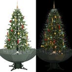 vidaXL Kerstboom sneeuwend met paraplubasis 170 cm groen, Diversen, Kerst, Verzenden, Nieuw