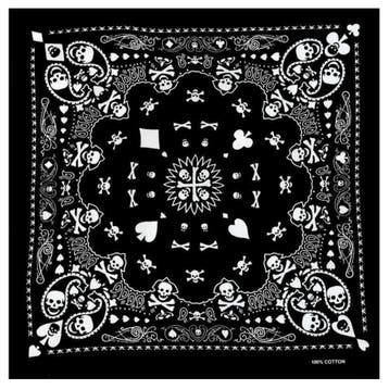 Fako Fashion - Bandana - Hoofddoek - Sjaal - Skull / Schedel, Verzenden, Nieuw