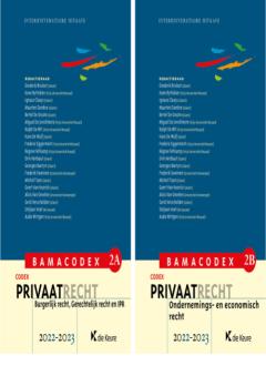 BAMACODEX 2 – Privaatrecht 2022-2023 (BAMA 2A en 2B), Verzenden, Gelezen, Koen Byttebier
