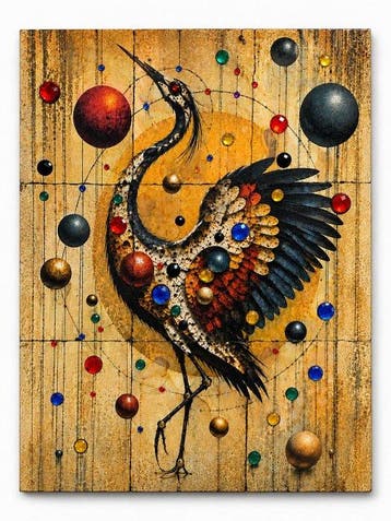 Fortunato Garcia - CELESTIAL CRANE, Antiek en Kunst