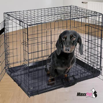 MaxxPet Hondenbench opvouwbaar 107x70x78cm (Hondenbenches), Dieren en Toebehoren, Hondenbenches, Verzenden, Nieuw