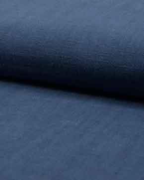 Linnen Stone-washed Donker Denim Blauw, Nieuw, Blauw