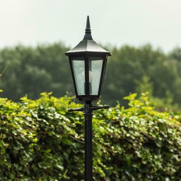 8 x Grote Lantaarnpaal, Zeskant (tip!) KS-Verlichting OUTLET, Tuin en Terras, Ophalen, Staande lamp, 50 tot 250 watt, Waterbestendig
